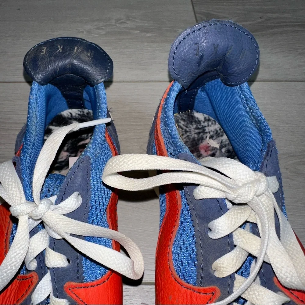 NIKE Moon Racer Mountain Blue Team Orange Midnight Navy in size US 7 - Picture 5 of 15